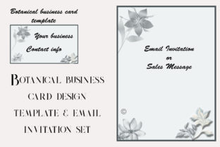 Chic Botanical Business Card Promo Set