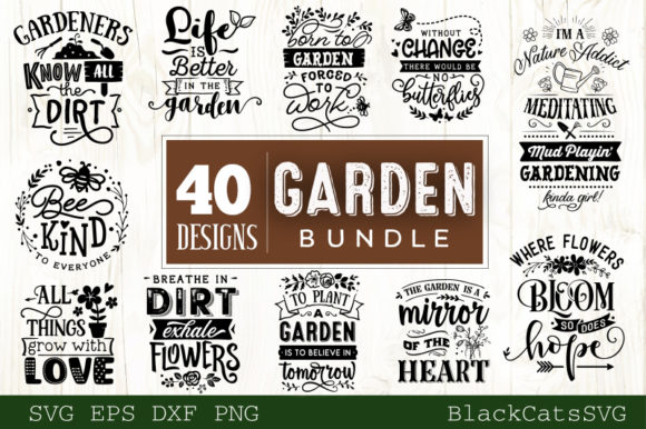 Discover the Versatile Garden Bundle 40 Designs for Your Creative Projects