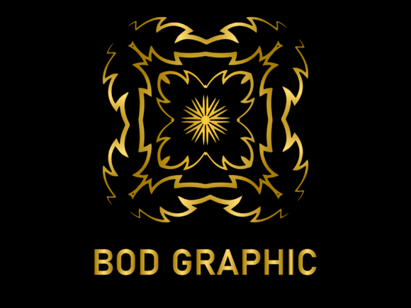 Enhance Your Brand with Elegant Logo Gold Ornament