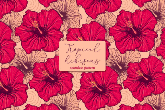 Exploring the Versatility of Tropical Hibiscus Seamless Pattern
