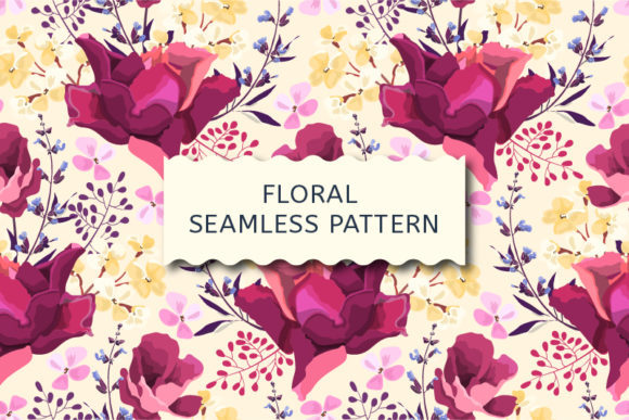 Exploring the Versatility of Vector Seamless Pattern: Garden Roses