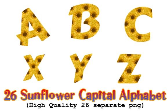 Unlocking Creativity with Sunflower Alphabet Capital Letters