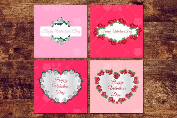 Valentine's Flowers Frames: A Versatile Tool for Your Creative Projects