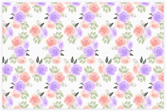 Watercolor Rose Flower Seamless Pattern: A Versatile and Elegant Design Choice